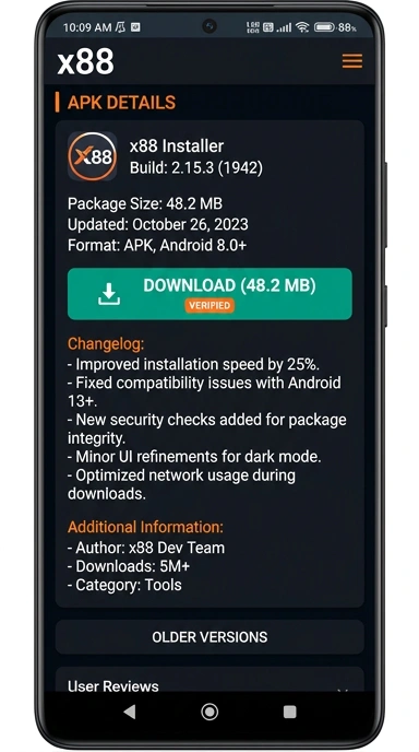 Unduh APK x88 Terbaru untuk Pengguna Android Indonesia
