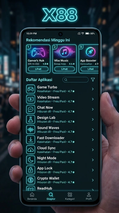 Akses Mudah ke Aplikasi Populer | x88